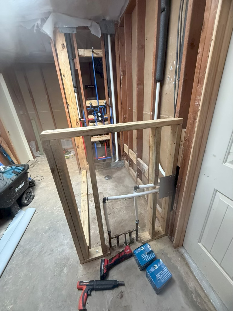 Licensed Texas plumber servicing a residential property